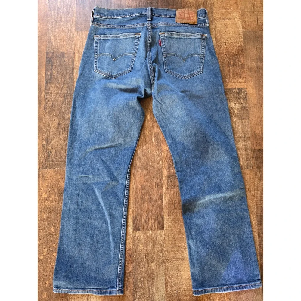 Levis 559 Relaxed Straight Jeans Mens 32x30 Med‎ Blue Denim Y2K revival dadcore